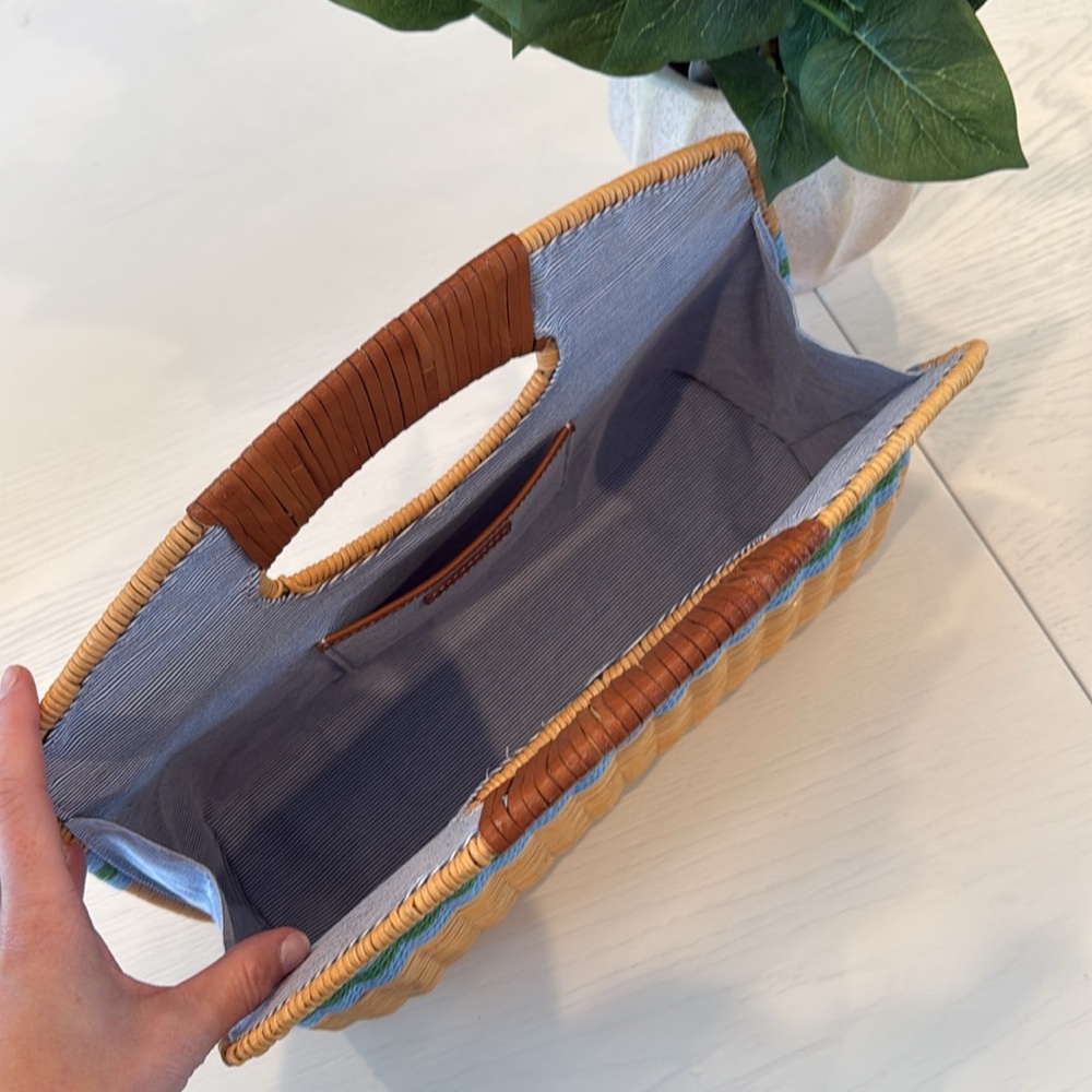 Rhodes Woven Clutch by J. McLaughlin - used once - Picture 4 of 5